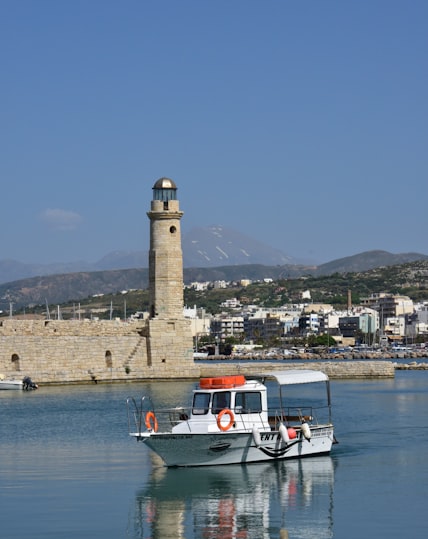 Cruising by Tower of Hercules port
