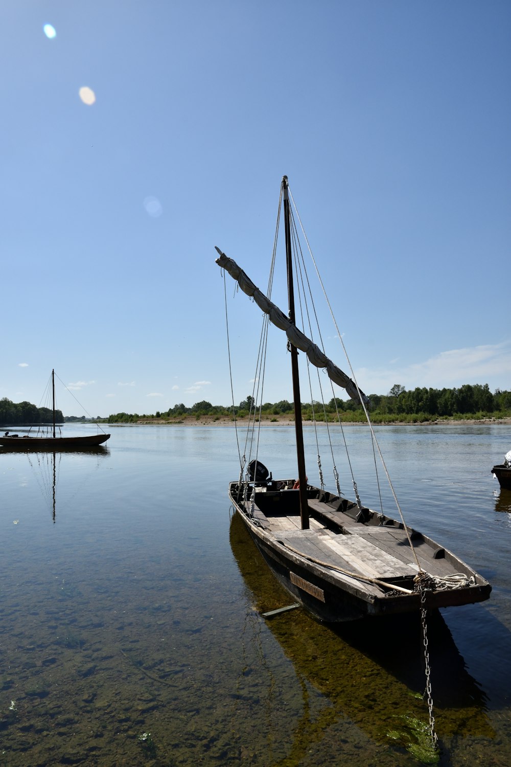 a boat docked at a pier