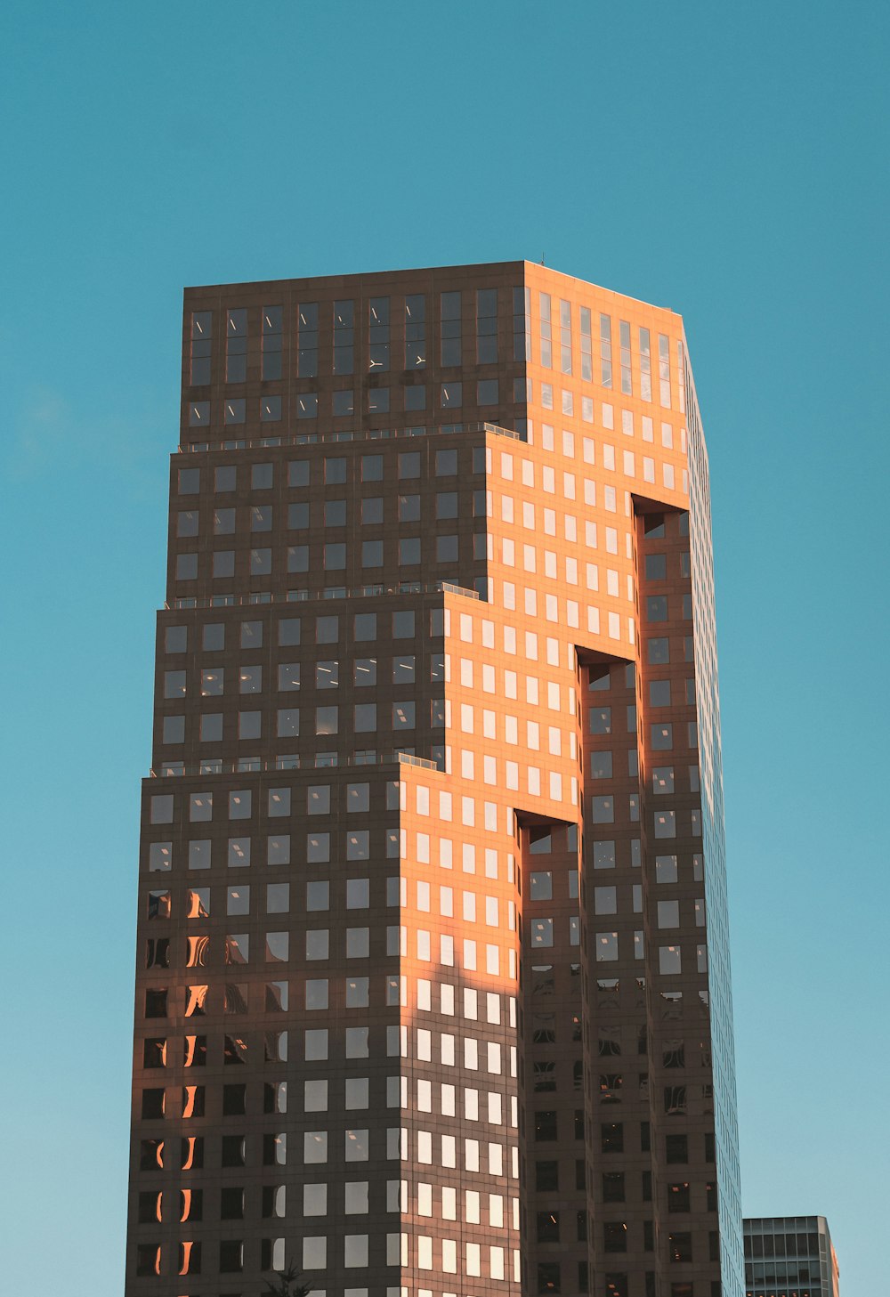 a tall building with many windows