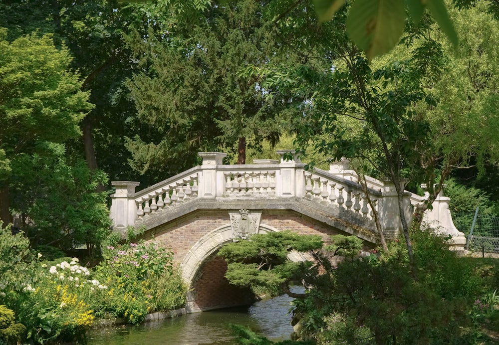 a bridge over a river