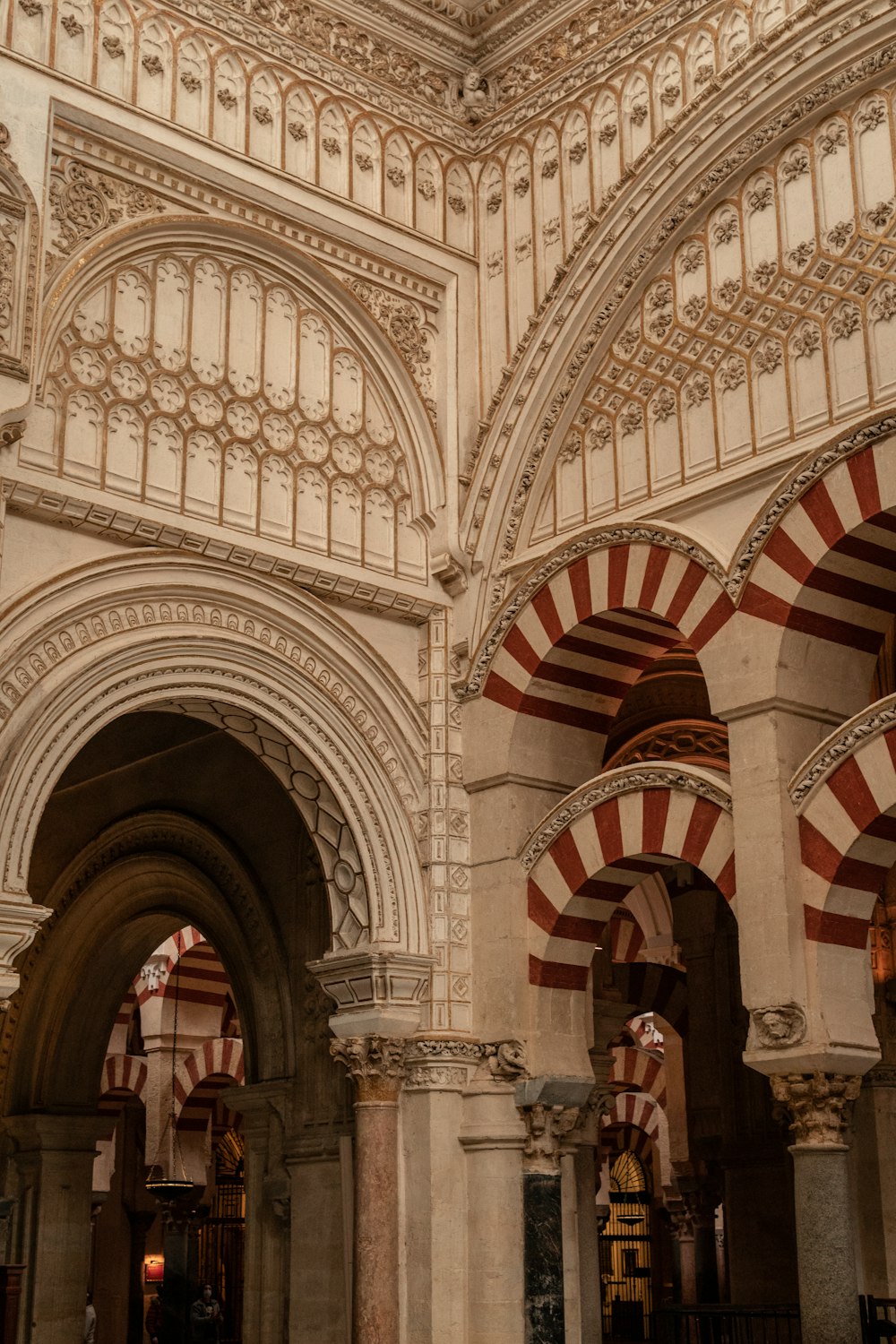 a large ornate building with arches