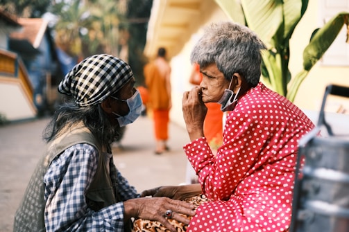 a person talking on a cell phone