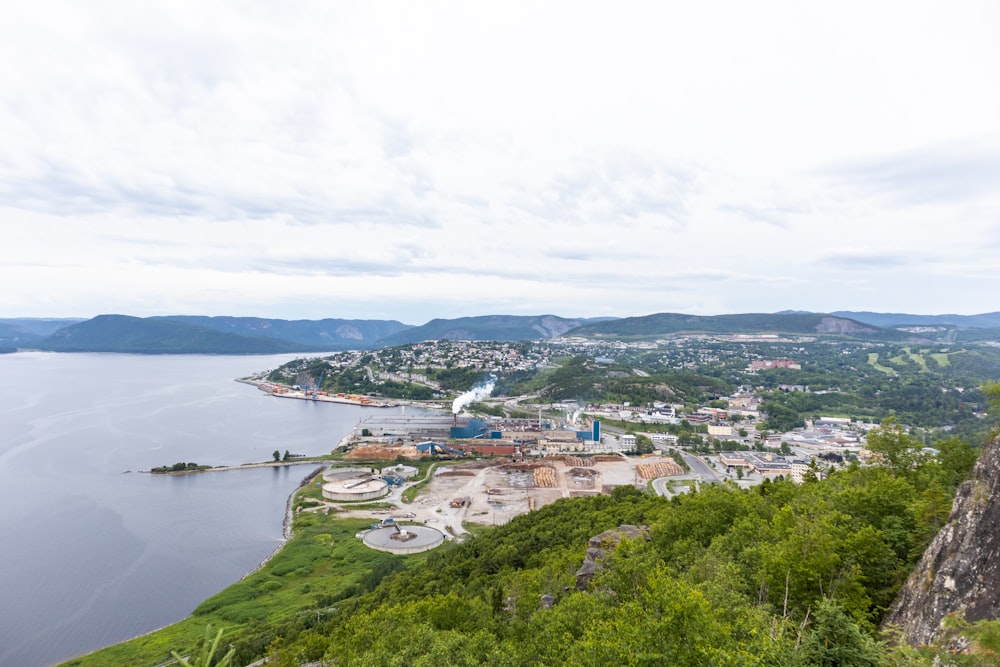 a city on a hill by the water