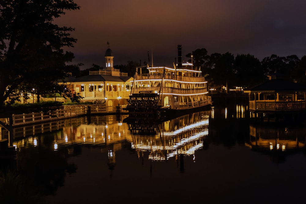 a boat on the water