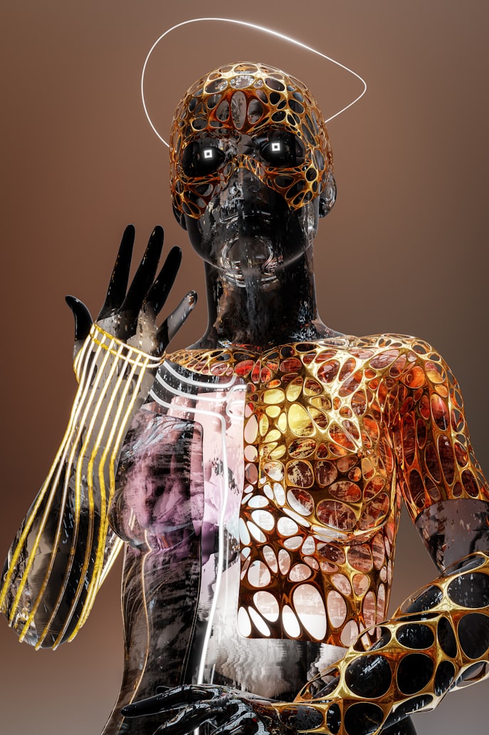 Futuristic Statue
