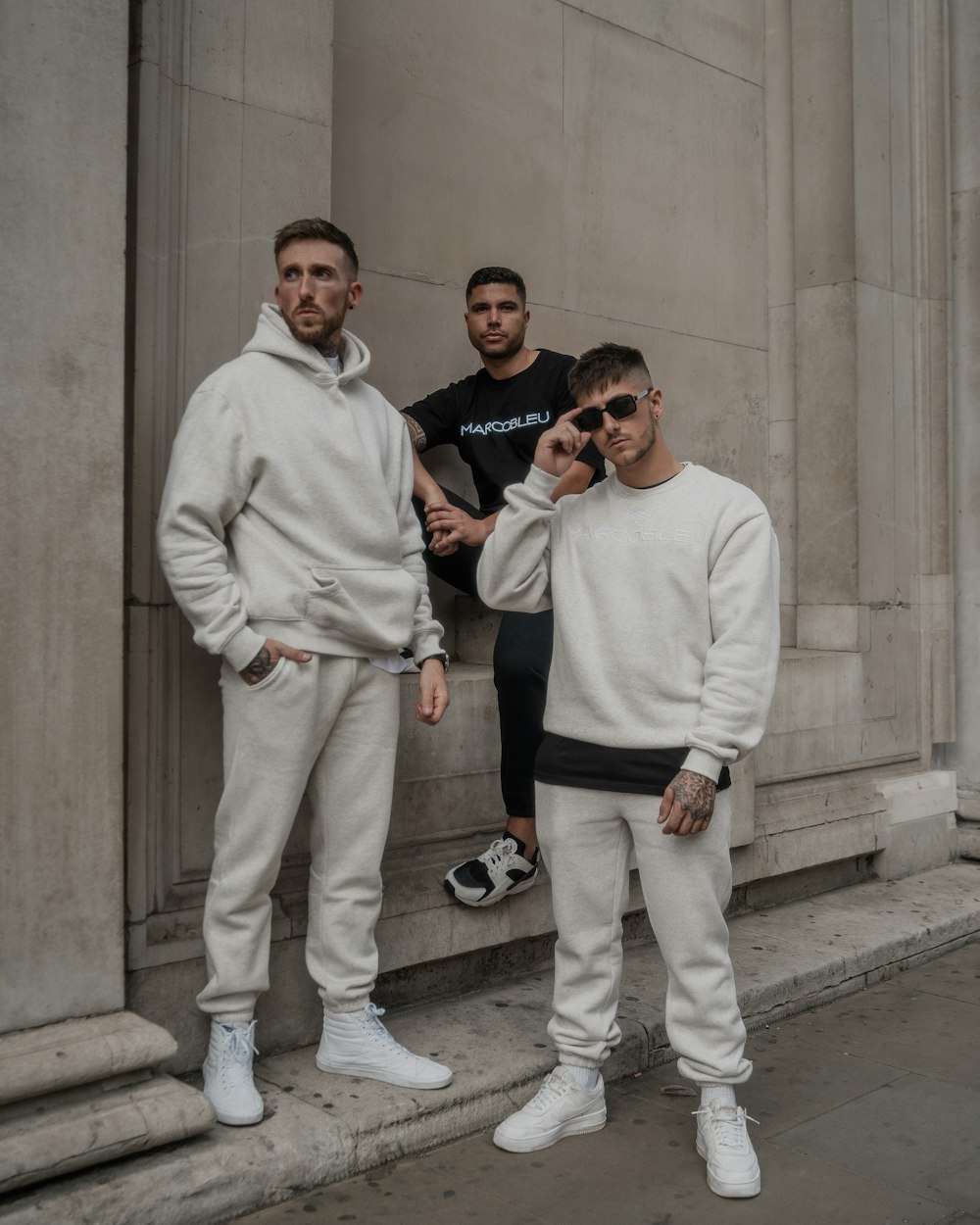 a group of men posing for a picture