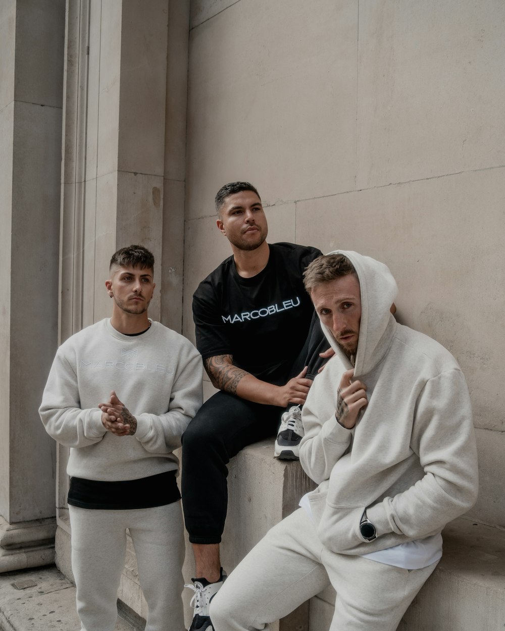 a group of men posing for a picture