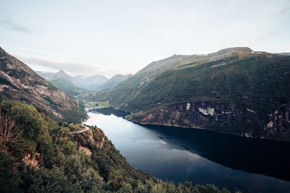 a river running through a valley