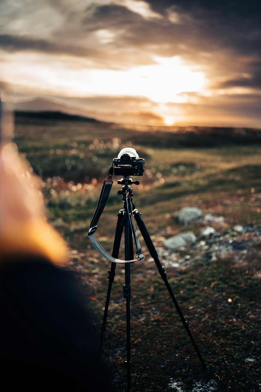 a camera on a tripod