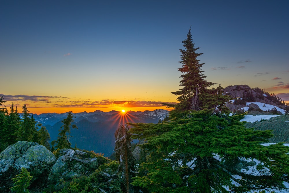 a snowy mountain landscape