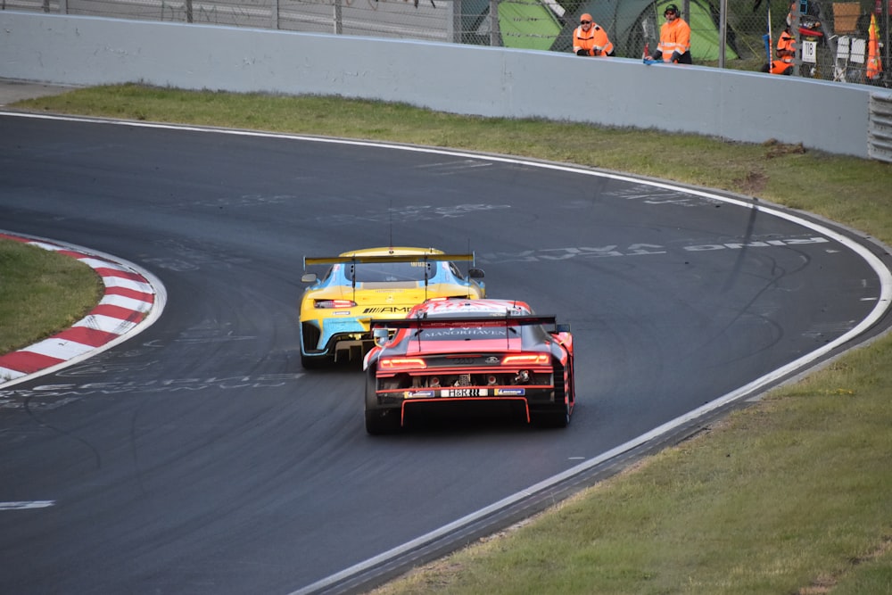 a race car on a track