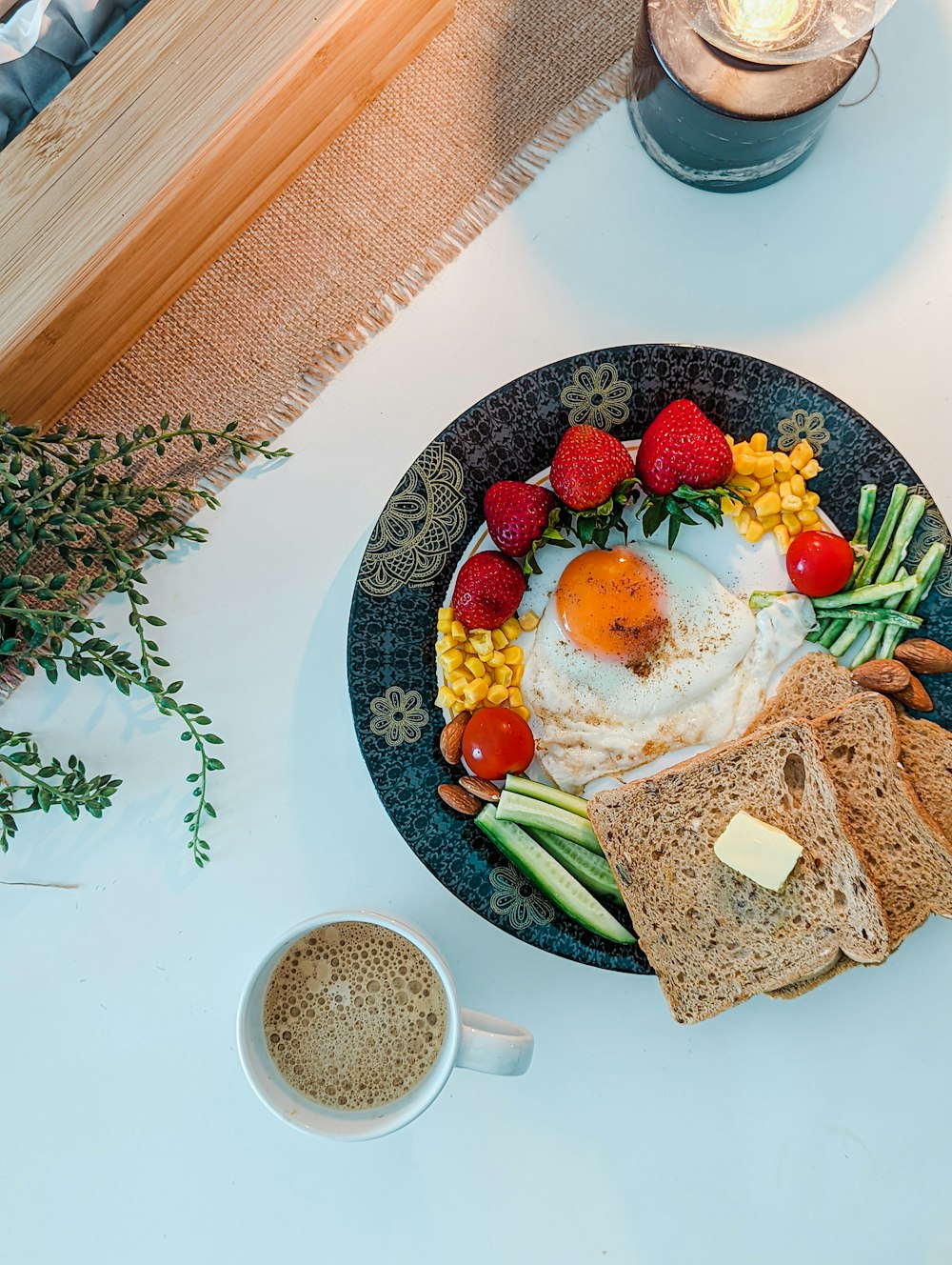 a plate of food