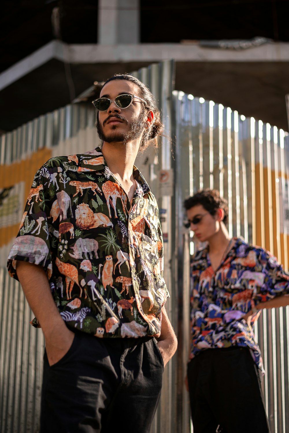 a man with a beard and sunglasses