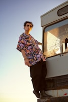 a man posing for a picture