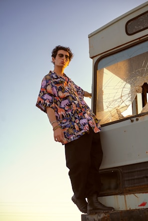 a man posing for a picture