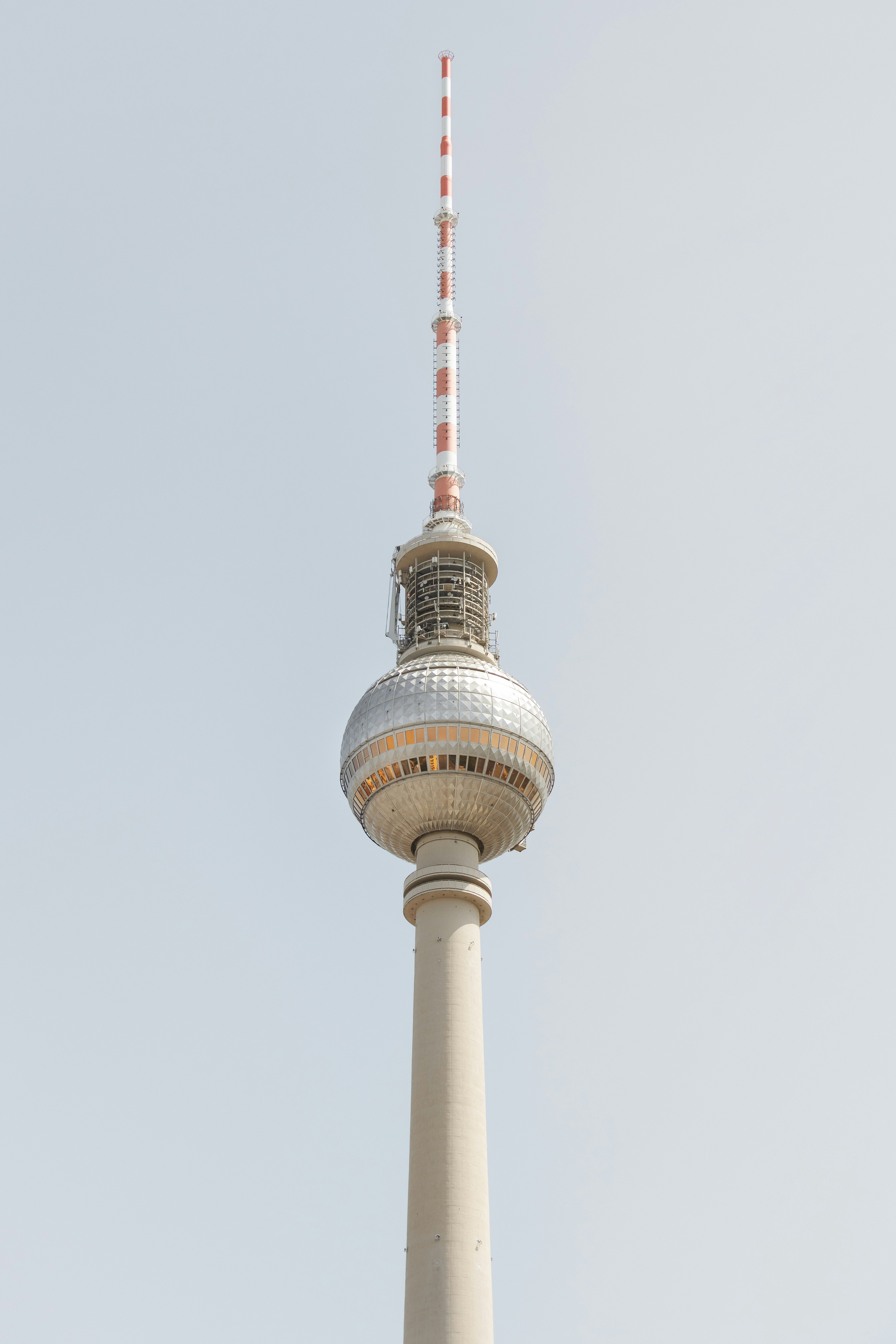 a tall tower with a circular top
