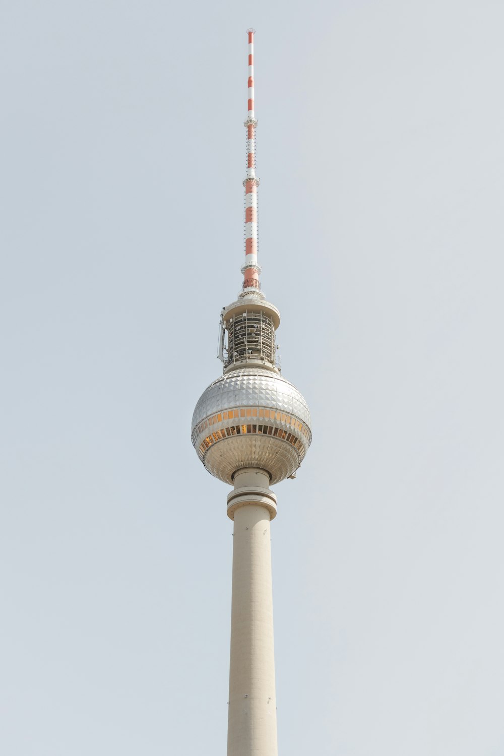 a tall tower with a circular top