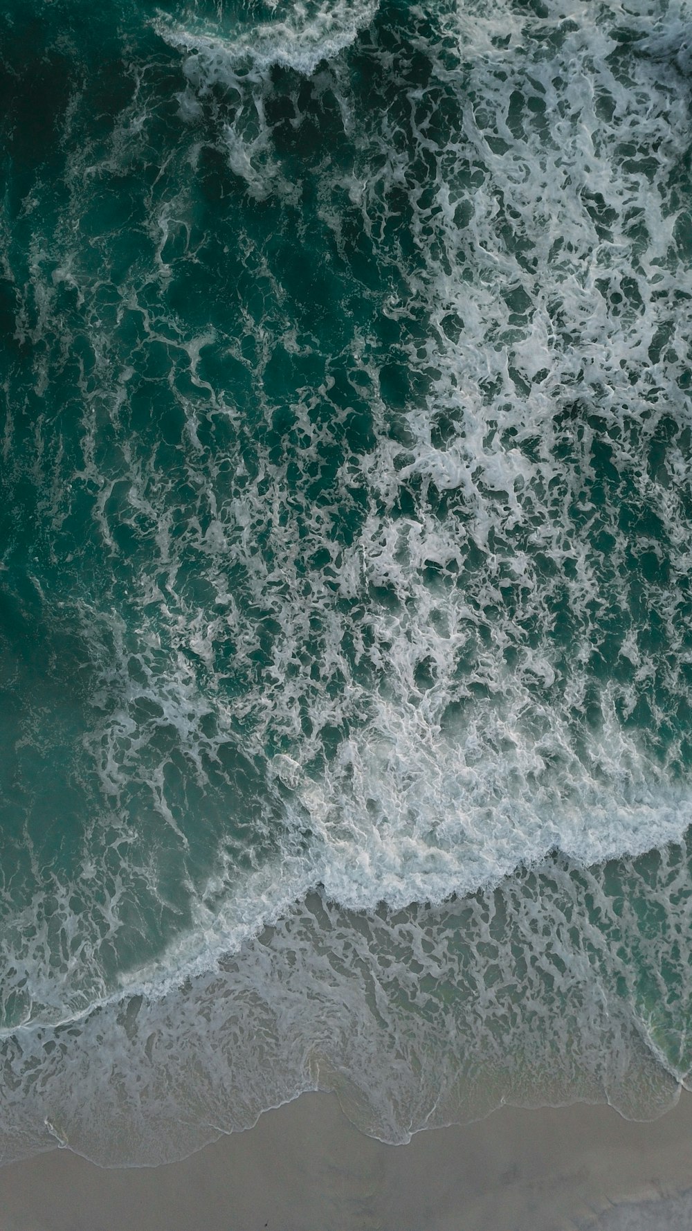 a close-up of a wave