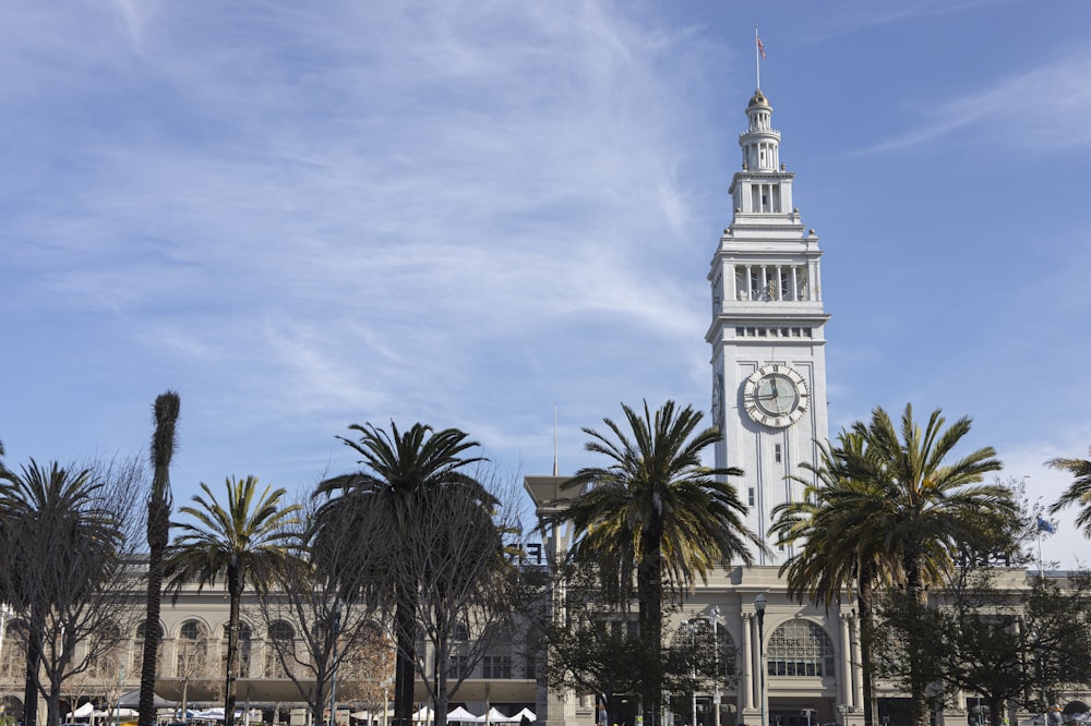 a clock tower on a building