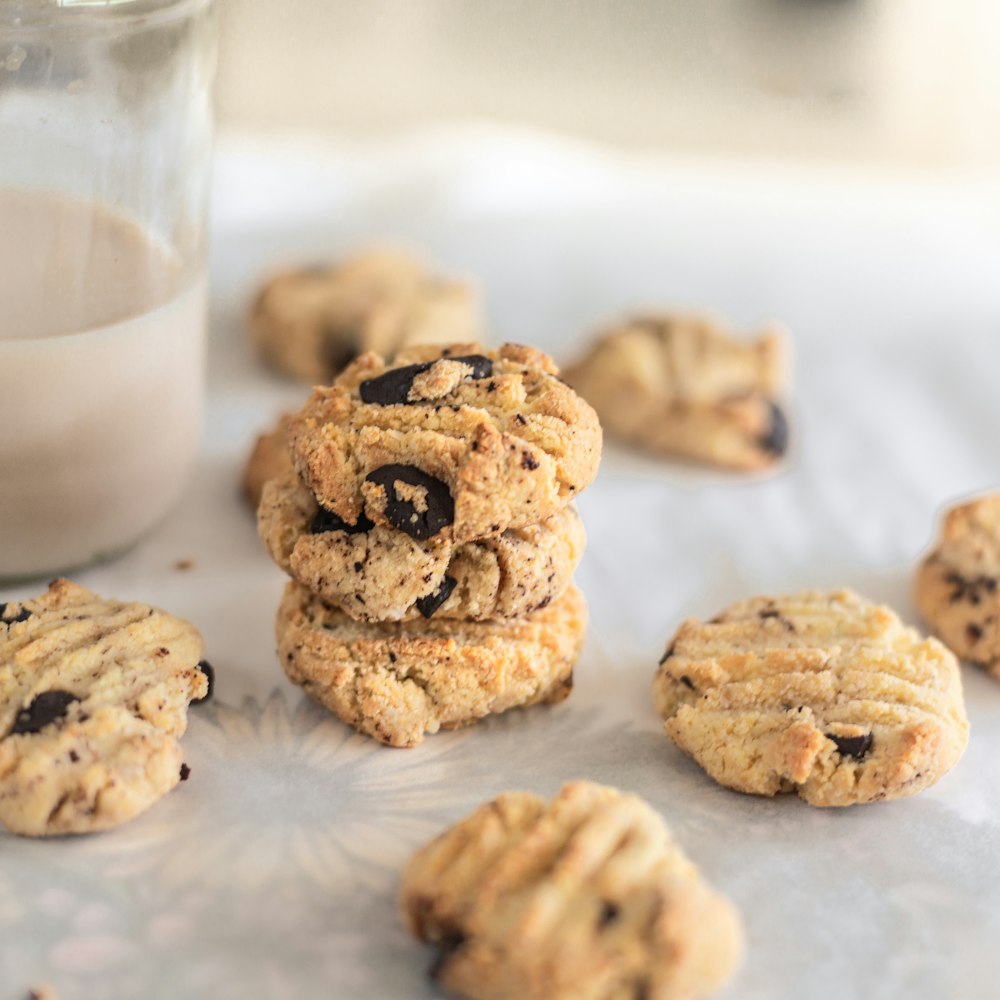 a group of cookies