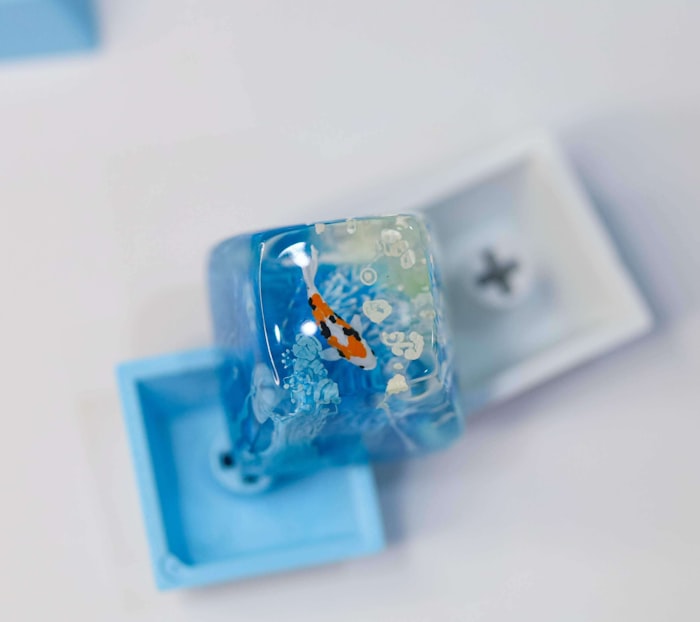 Resin craft with embedded design