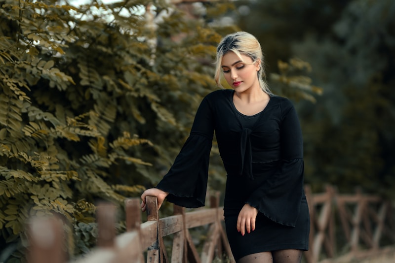 a person posing for a picture