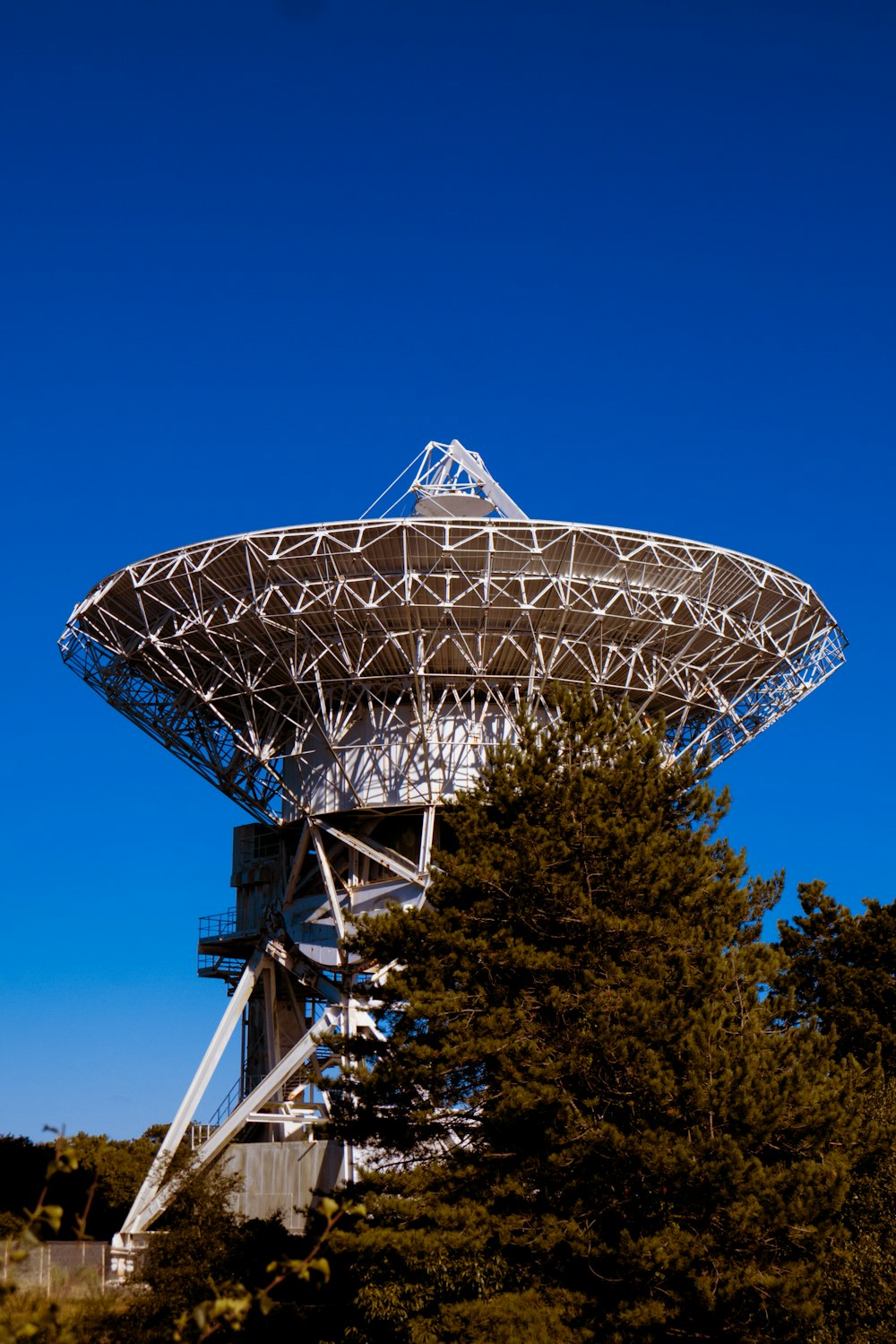 a large satellite dish