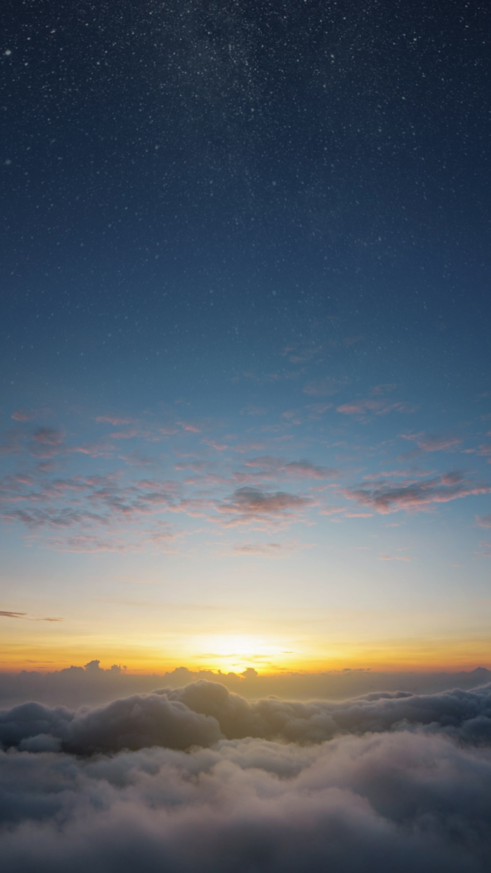 clouds and the sky