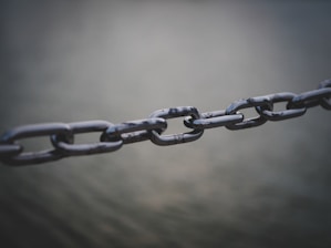 a close-up of a chain