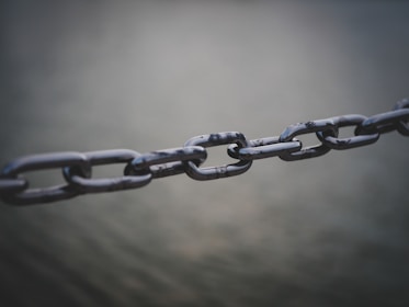 a close-up of a chain