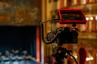 a camera on a tripod