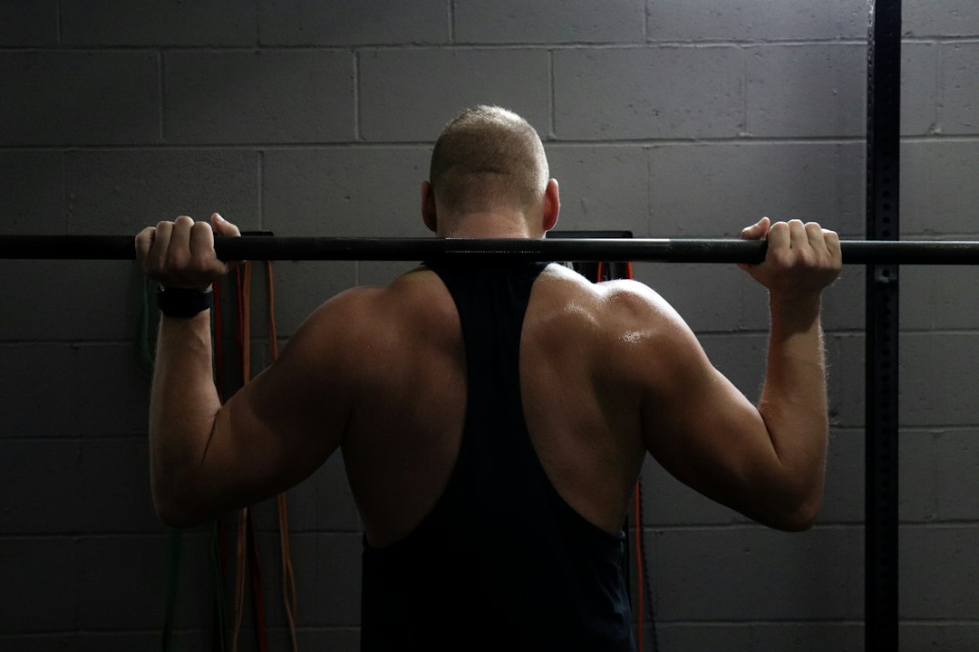 power rack with barbell