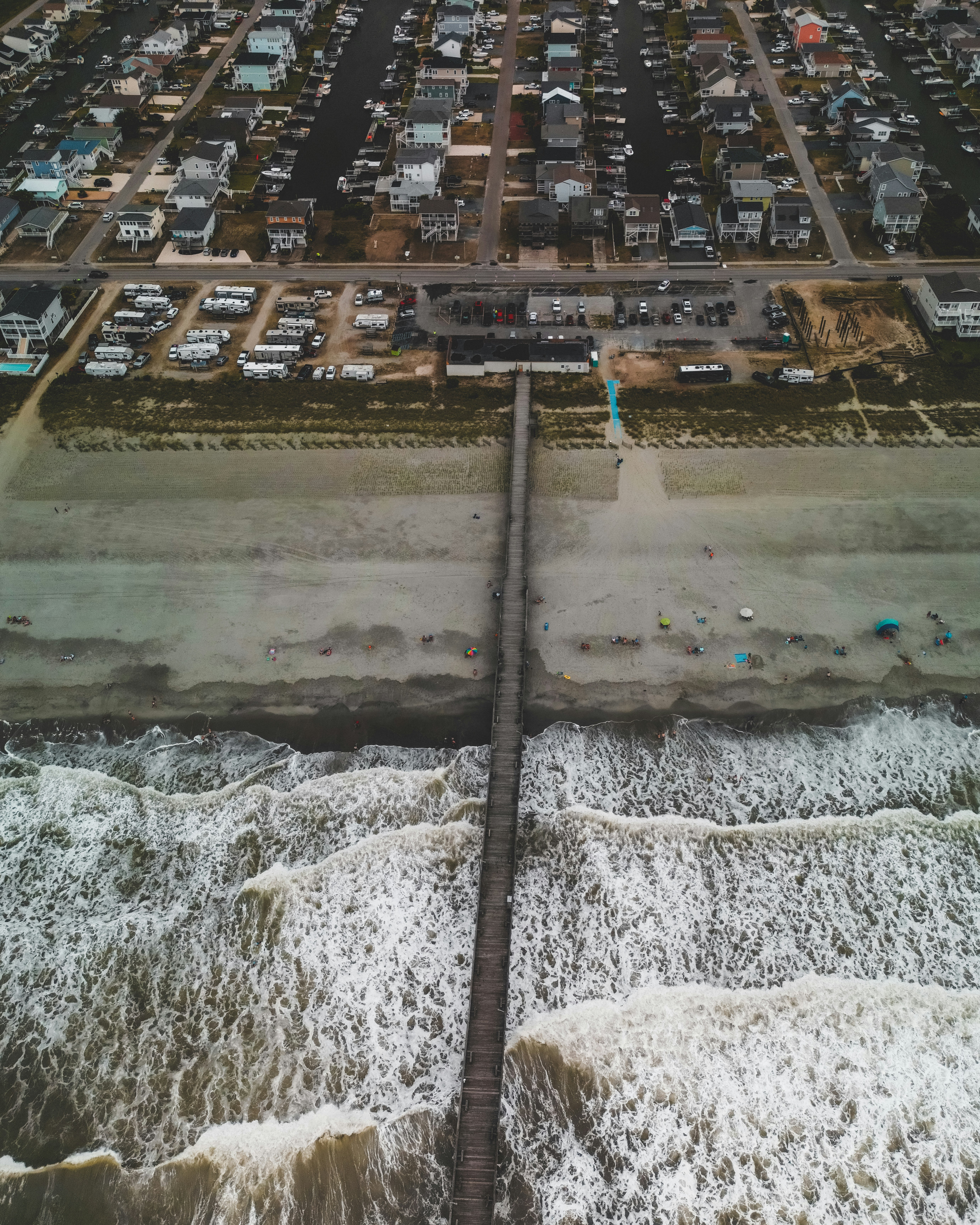 a high angle view of a construction site