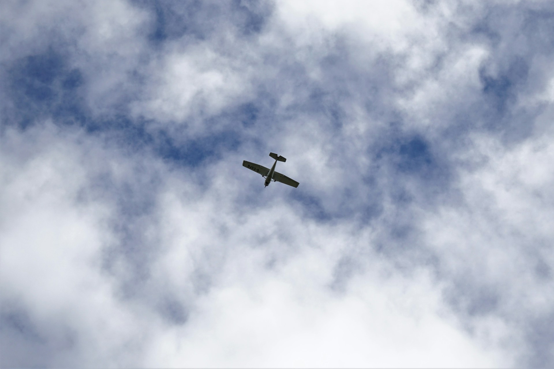 an airplane flying in the sky