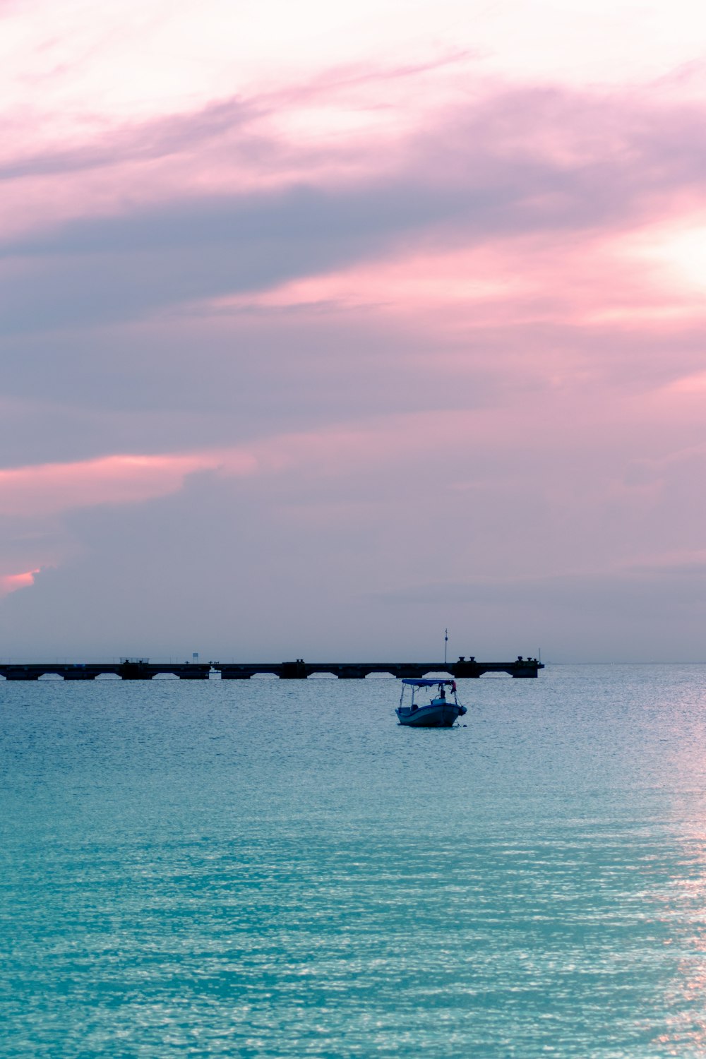 a group of boats in the water