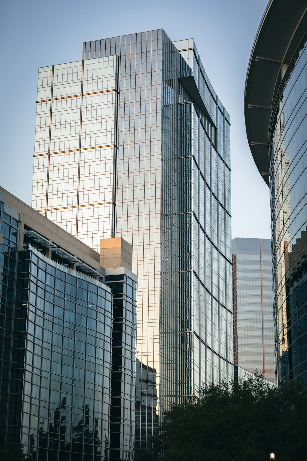 a low angle view of a building