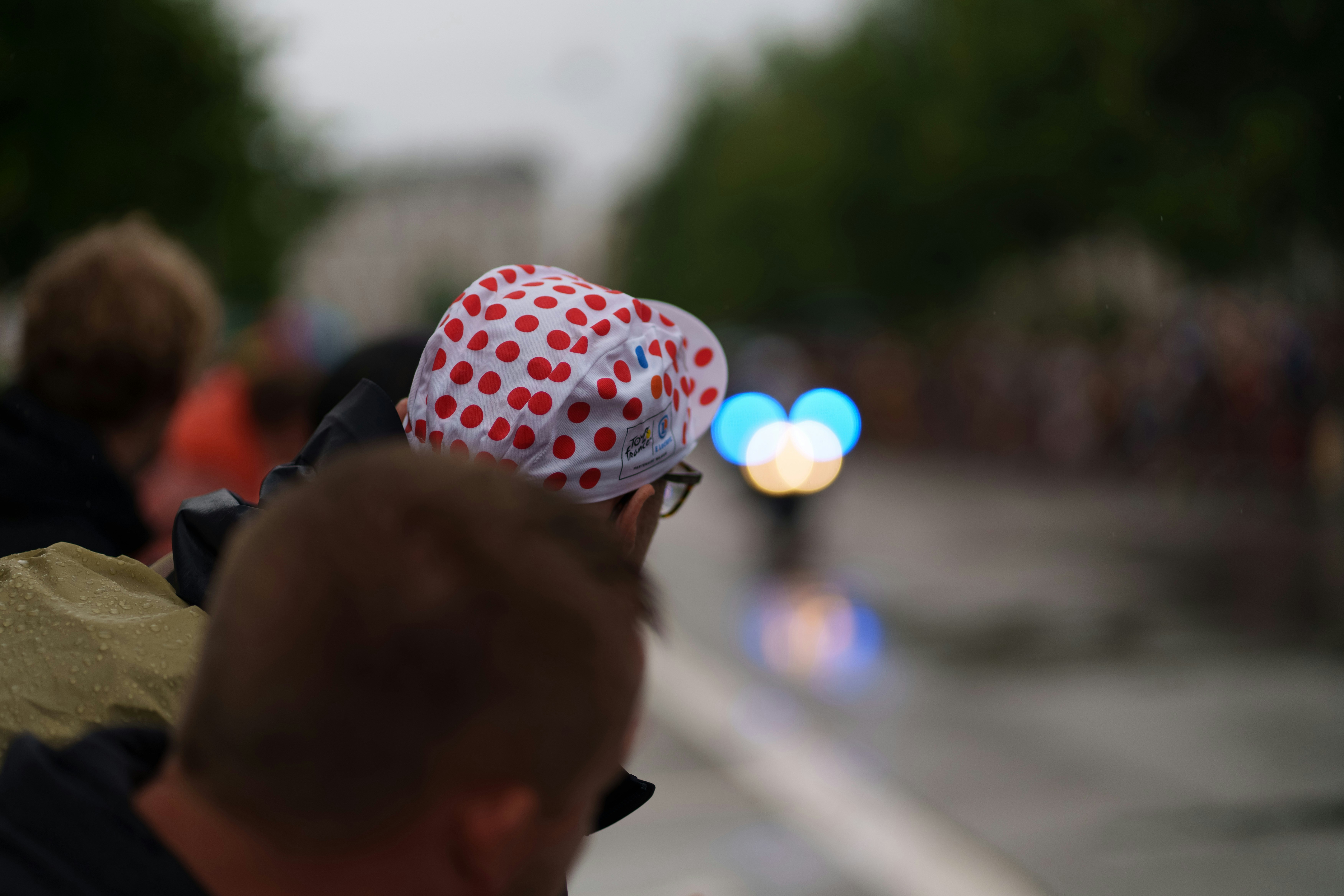 a person wearing a hat