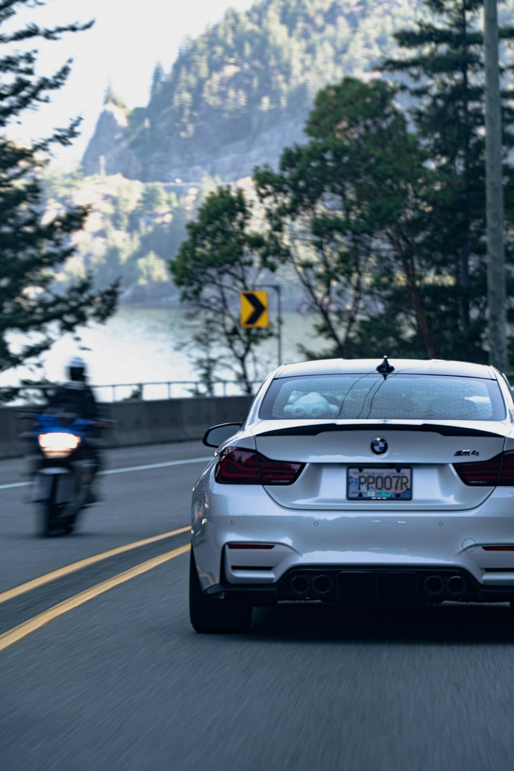 a car on the road