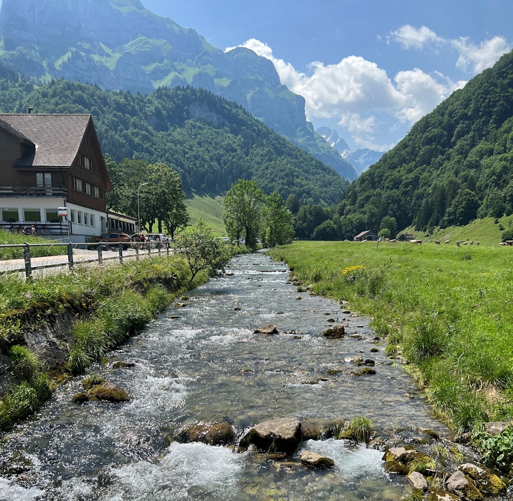 a river running through a valley