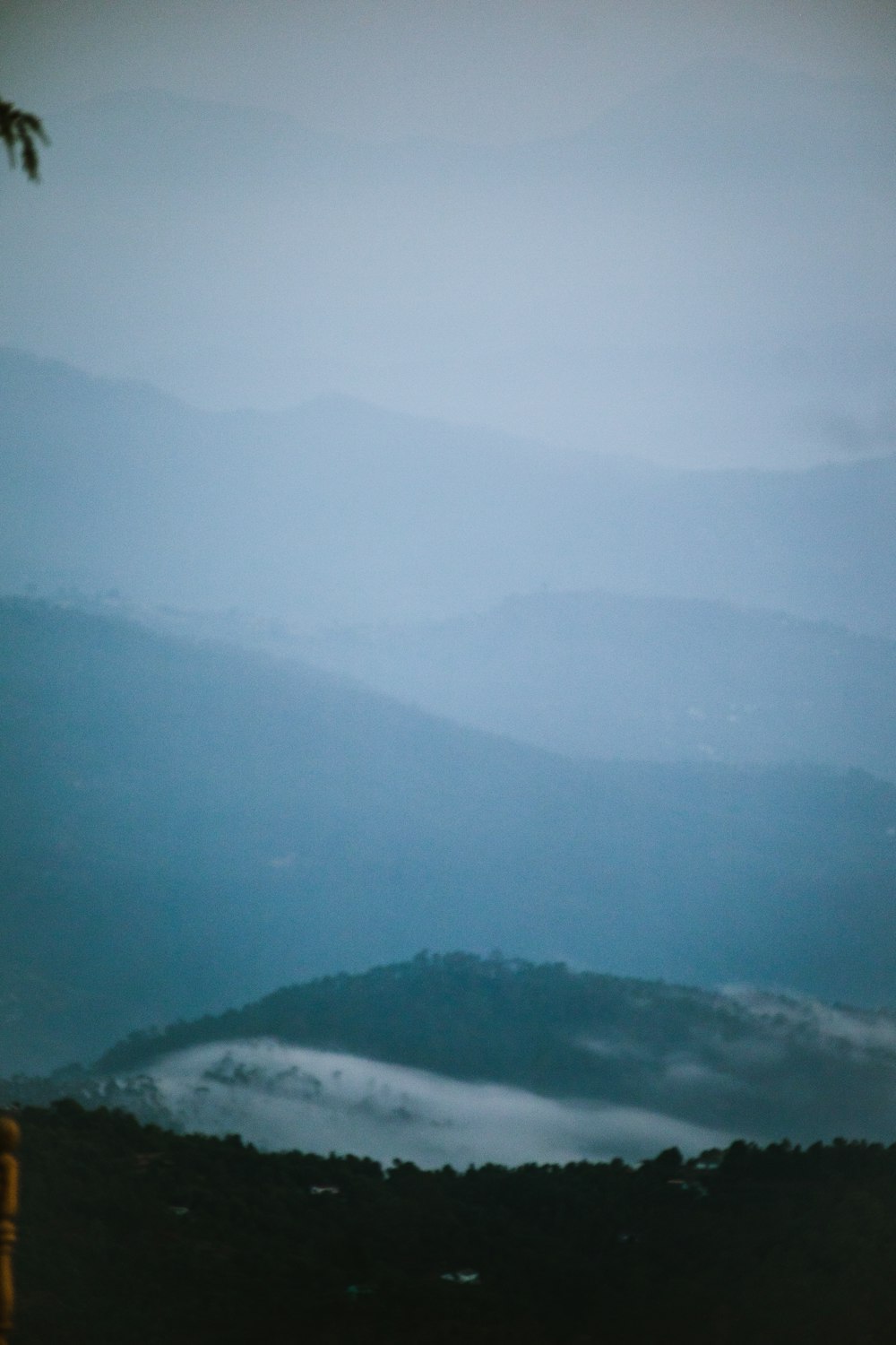 a view of a mountain range