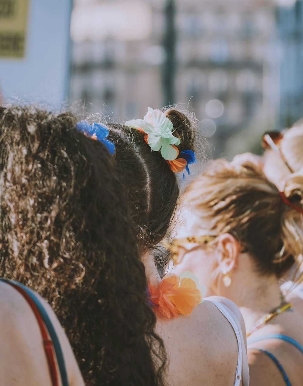 a couple of women kissing