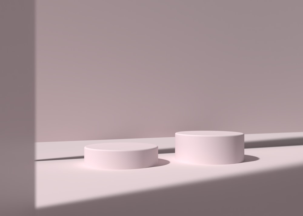 a white bowl and a white bowl