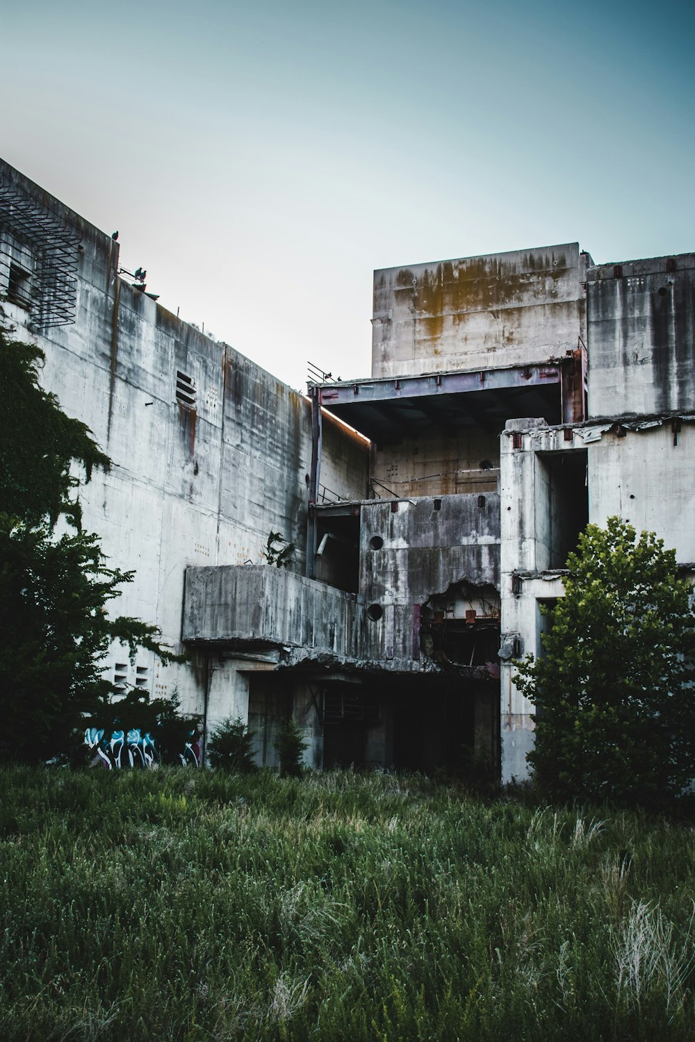 Un edificio que ha sido destruido