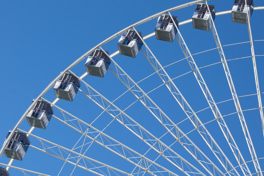 a ferris wheel with lights