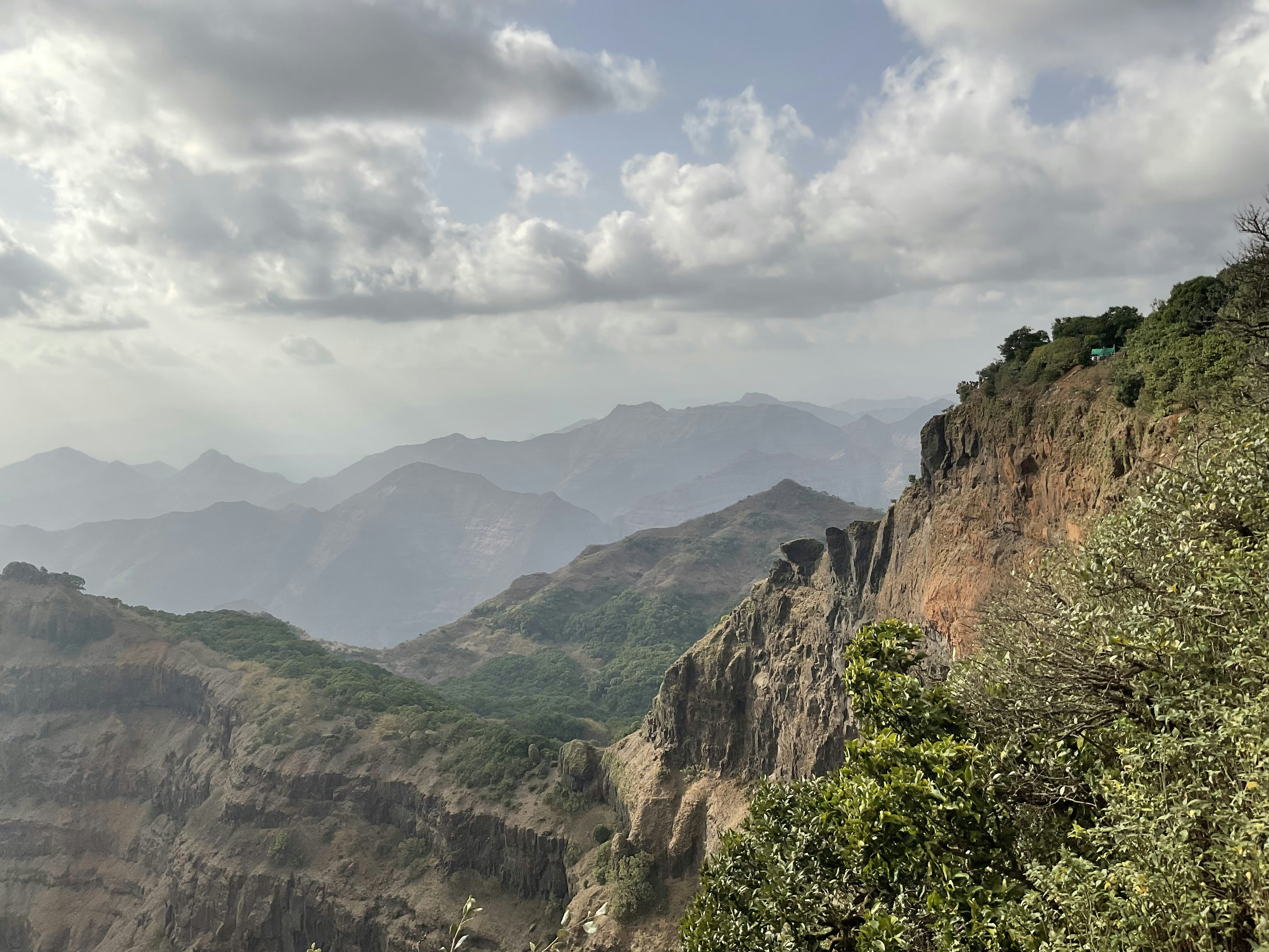 Dramatic mountain cliff