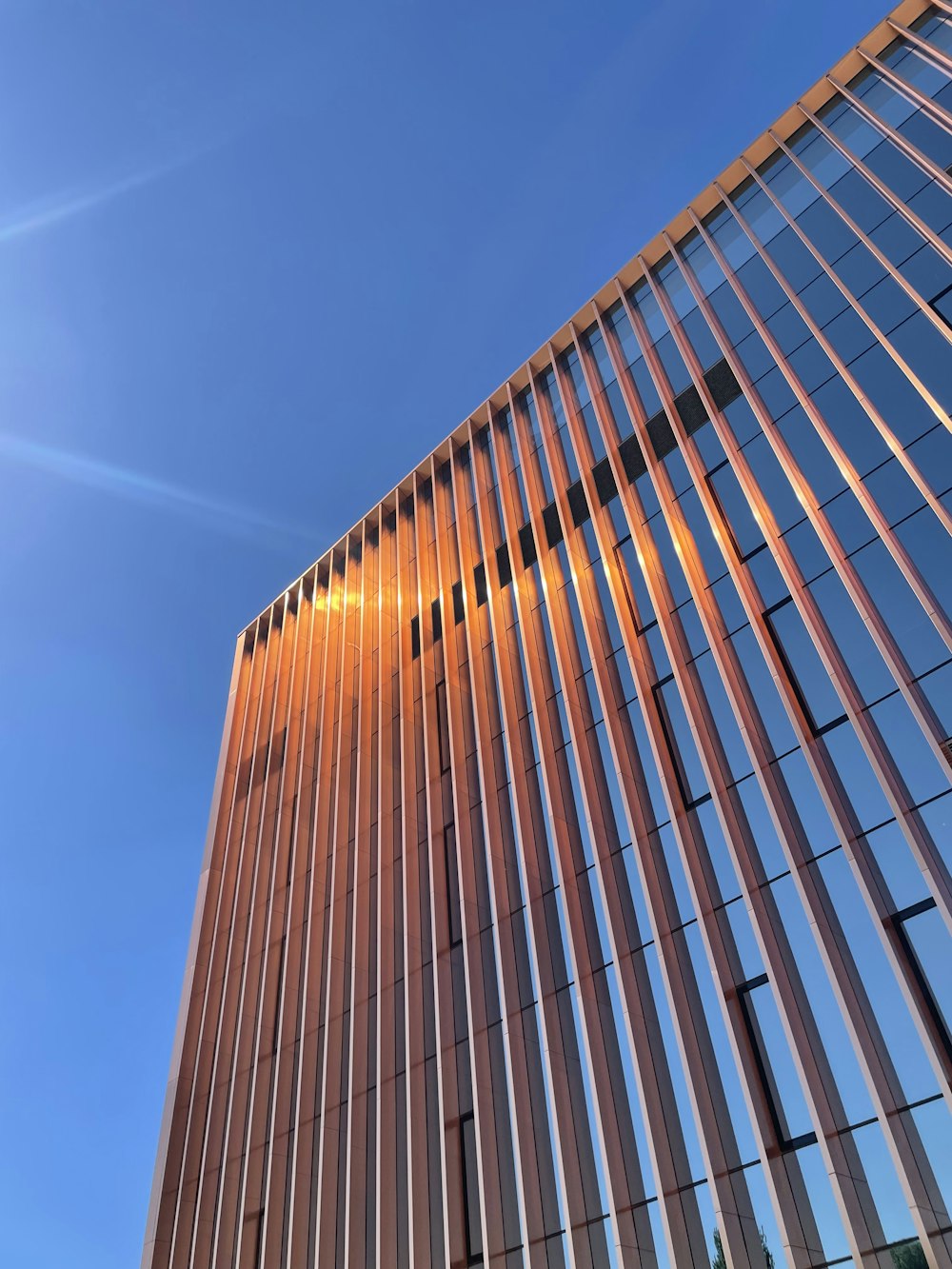 a tall building with many windows