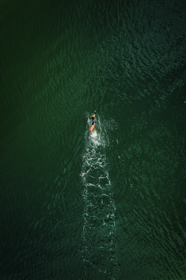 Open water swimmer