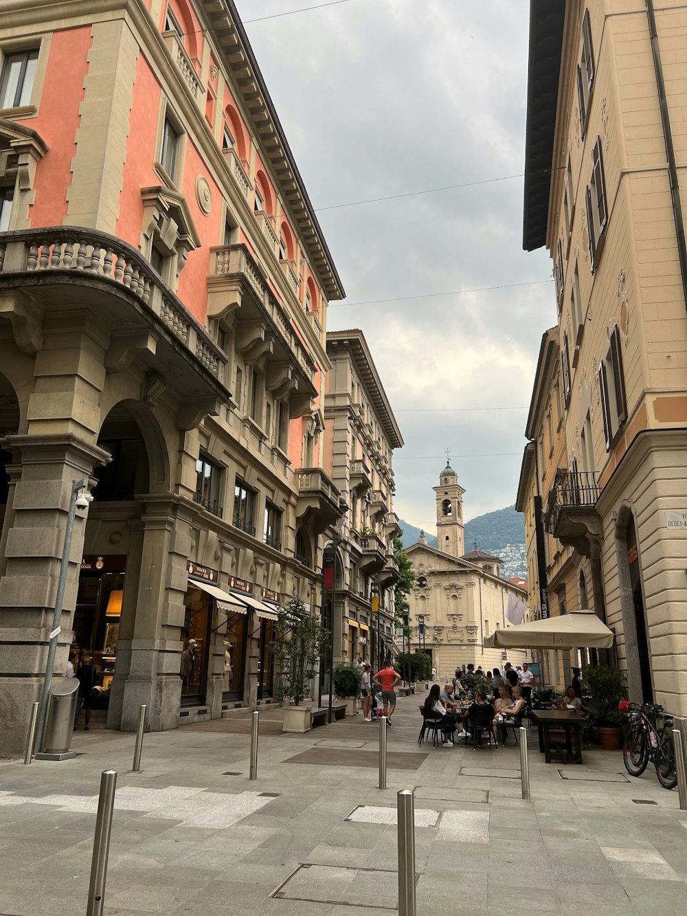 a street with buildings on both sides