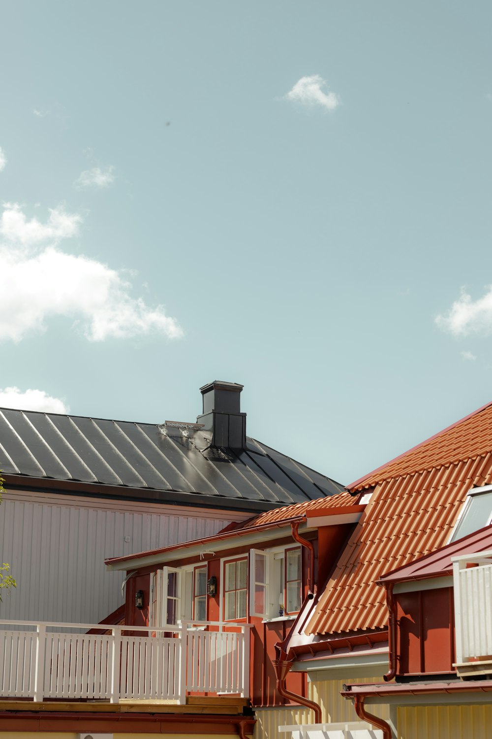 a house with a chimney