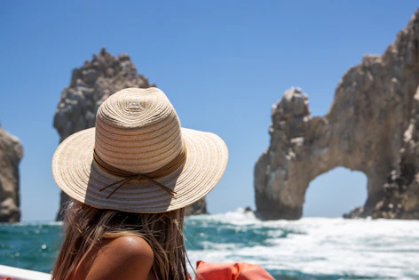 a woman wearing a hat